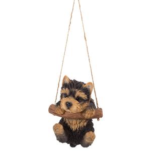 Hi-Line Gift Hanging Yorkshire Terrier Puppy Statue