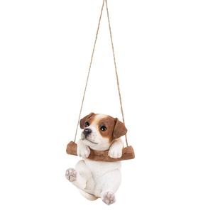 Hi-Line Gift Hanging Jack Russell Terrier Puppy Statue alternate view