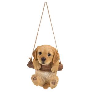 Hi-Line Gift Hanging Golden Retriever Puppy Statue