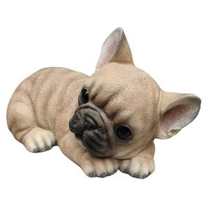 Hi-Line Gift Resting French Bulldog Garden Statue alternate view