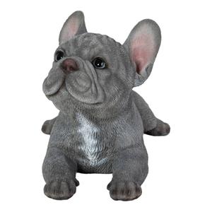 Hi-Line Gift Lying French Bulldog Garden Statue alternate view