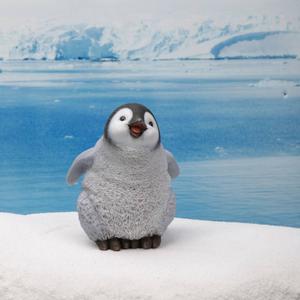 Hi-Line Gift Laughing Baby Penguin Garden Statue alternate view
