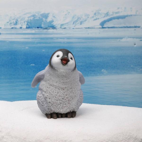 Hi-Line Gift Laughing Baby Penguin Garden Statue alternate view