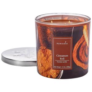 Homewick 14oz. Cinnamon Roll Jar Candle