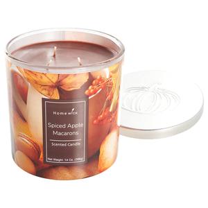 Homewick 14oz. Spiced Apple Macaroon 3-Wick Jar Candle
