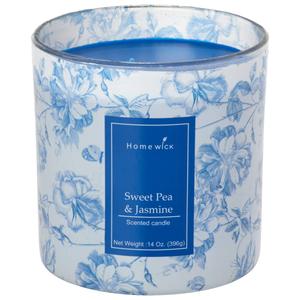Homewick 14oz. 3 Wick Jar Candle - Sweet Pea & Jasmine