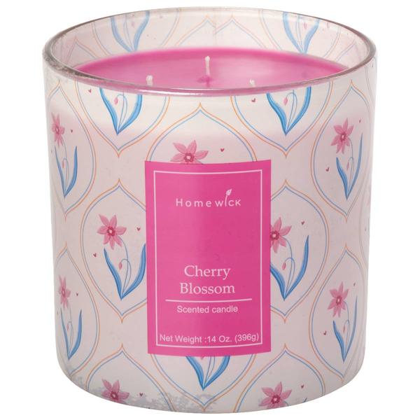 Homewick 14oz. 3 Wick Jar Candle - Cherry Blossom