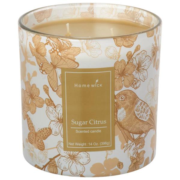 Homewick 14oz. 3 Wick Jar Candle - Sugar Citrus