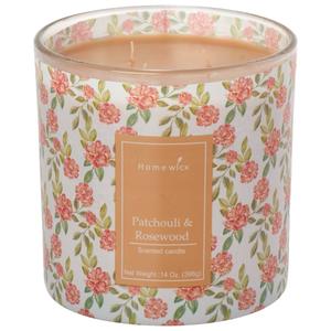 Homewick 14oz. 3 Wick Jar Candle - Patchouli & Rosewood