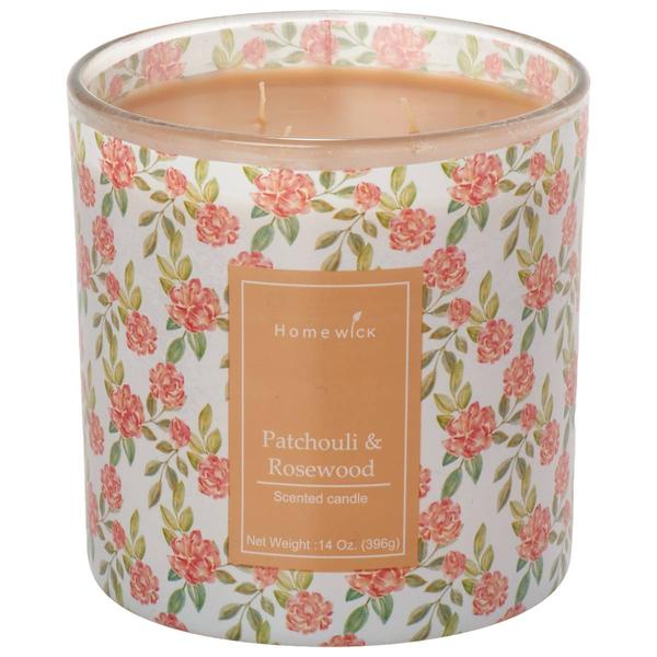 Homewick 14oz. 3 Wick Jar Candle - Patchouli & Rosewood
