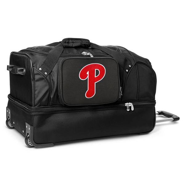 MOJO Philadelphia Phillies 27in. Drop Bottom Wheeled Duffel Bag