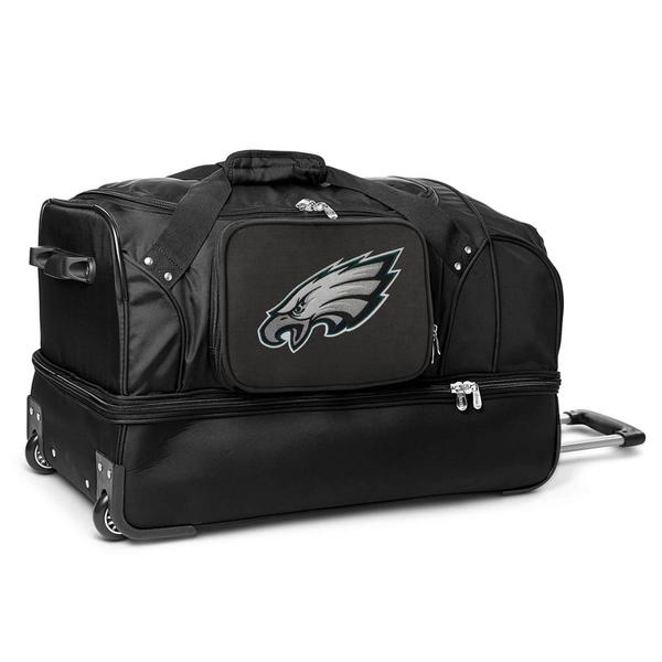 Mojo Philadelphia Eagles 27in. Drop Bottom Wheeled Duffel Bag