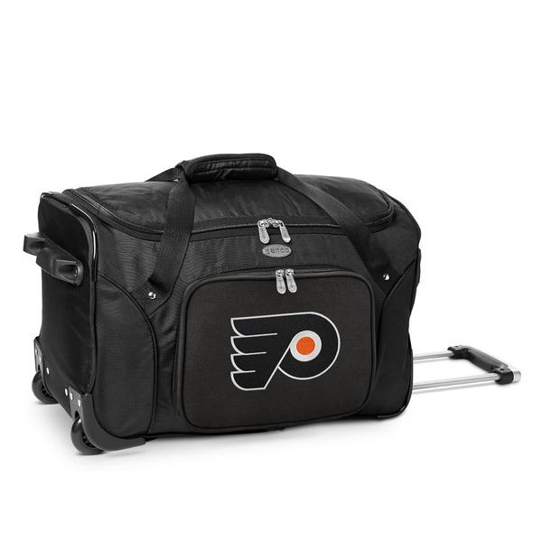 MOJO Philadelphia Flyers 22in. Wheeled Carry-on Duffel Bag