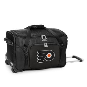 MOJO Philadelphia Flyers 22in. Wheeled Carry-on Duffel Bag