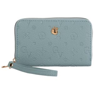 Womens Gloria Vanderbilt Embossed Small Zip-Around Wallet