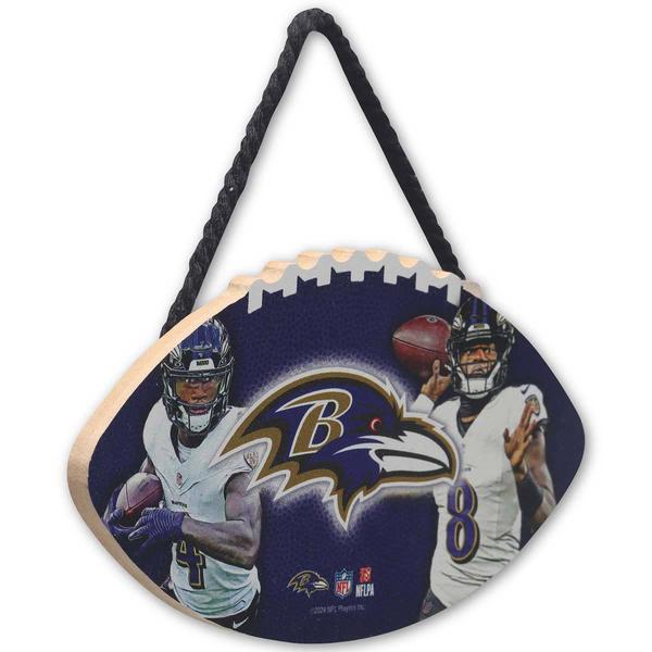 Open Road Ravens Hanging Mini Football Wall Decor alternate view