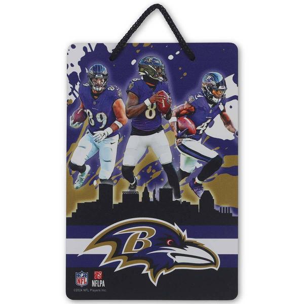 Open Road Ravens Skyline Metal Hanging Wall Decor