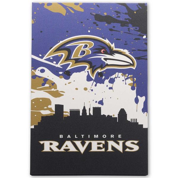 Open Road Ravens Skyline Canvas