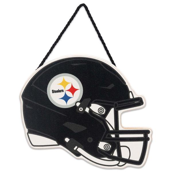 Open Road Steelers Hanging Wood Helmets