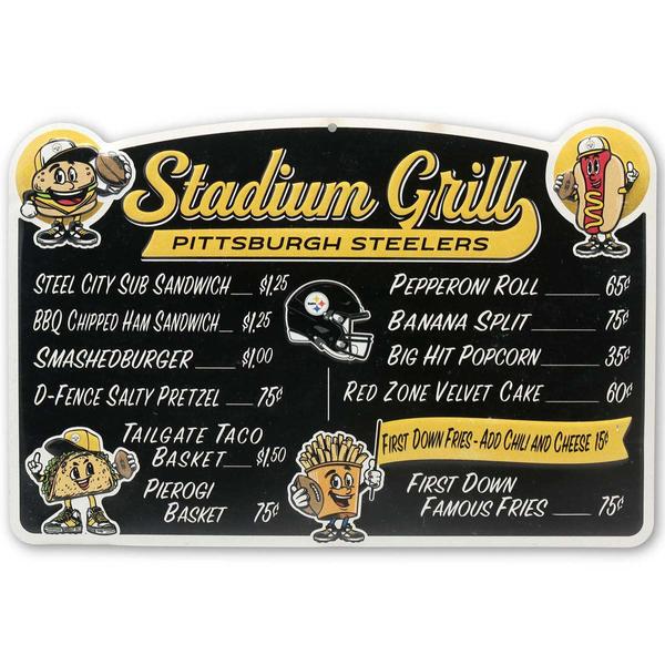 Open Road Steelers Stadium Grill Wall Decor
