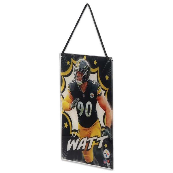 Open Road Steelers Watt Small Hanging Acrylic Wall Decor alternate view