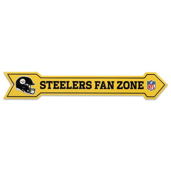 Open Road Steelers Fan Zone Arrow Wall Decor