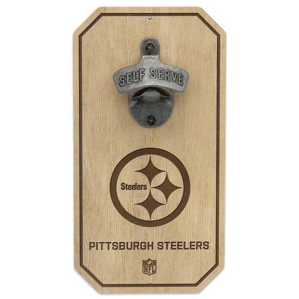 Open Road Steelers Natural Bottle Opener
