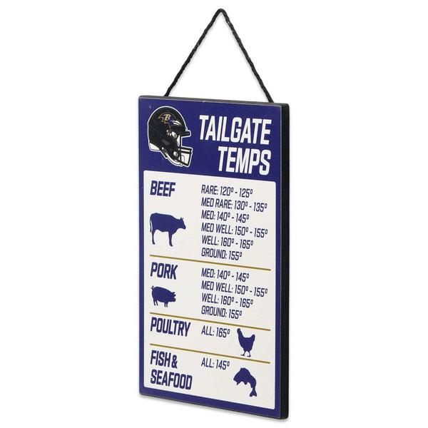 Open Road Ravens Tailgate Temps Wall Decor alternate view
