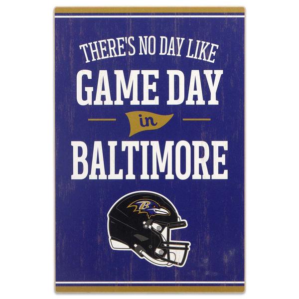 Open Road Ravens Wooden Gameday Vertical Wall Decor
