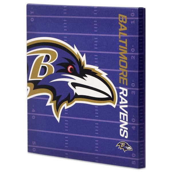 Open Road Ravens Logo Stretched Canvas alternate view