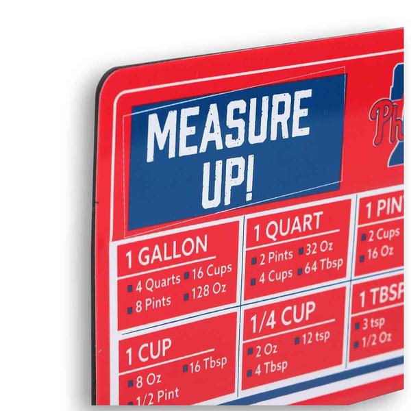 Open Road Phillies Embossed Metal Cooking Measurements Magnet alternate view