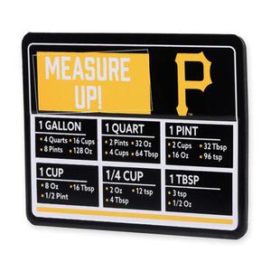 Open Road Pirates Embossed Metal Cooking Measurements Magnet alternate view