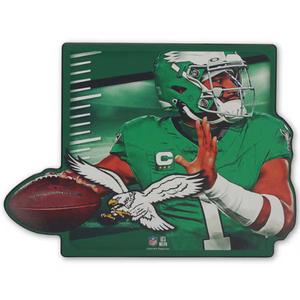 Open Road Eagles #1 Jalen Hurts Player in Motion Sign