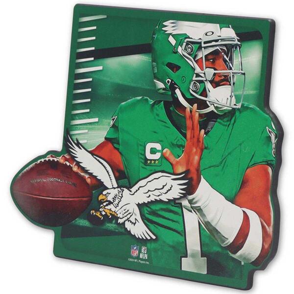 Open Road Eagles #1 Jalen Hurts Player in Motion Sign alternate view