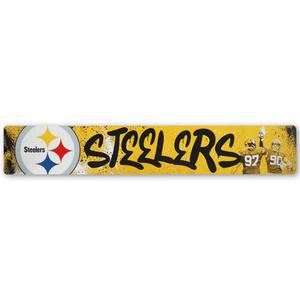 Open Road Steelers Graffiti Style Metal Sign