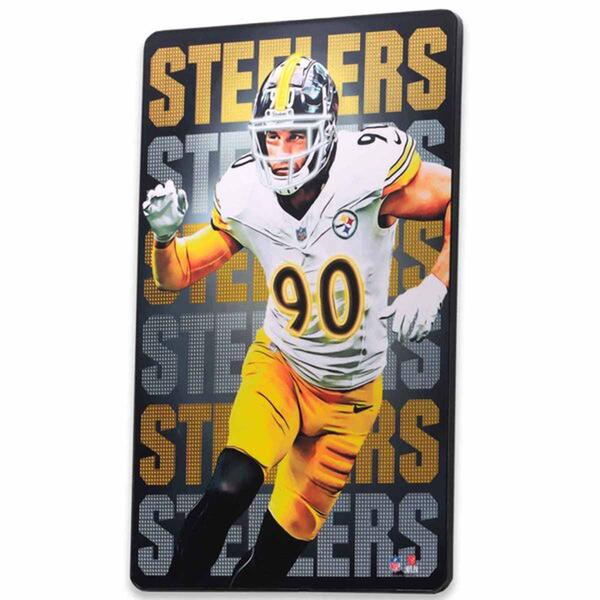 Open Road Steelers Neon Lights Framed Wood Wall Decor alternate view