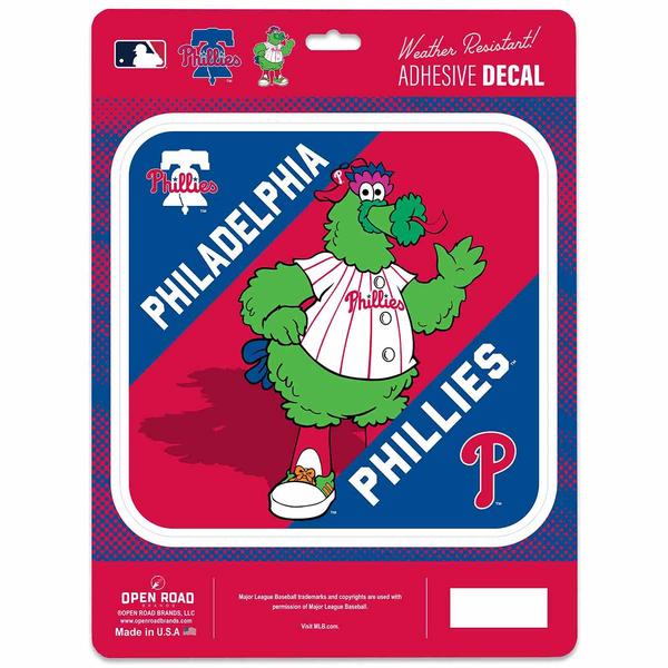 Open Road Phillies Weather-Resistant Single Decal