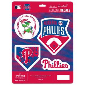 Open Road Phillies 4pk. Weather Resistant Decals