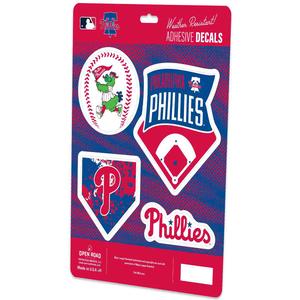 Open Road Phillies 4pk. Weather Resistant Decals alternate view