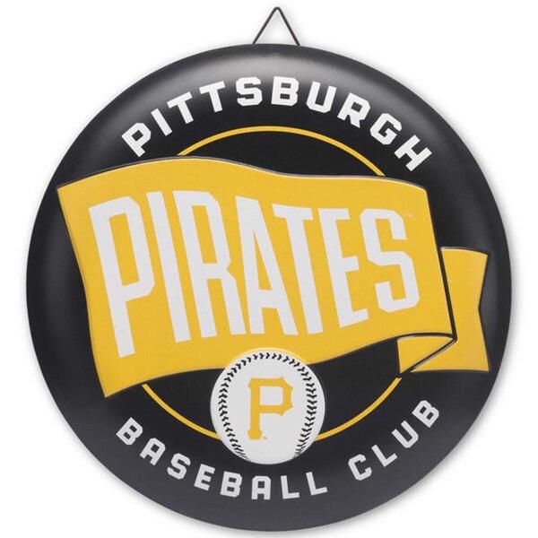 Open Road Pirates Embossed Metal Round Club Sign