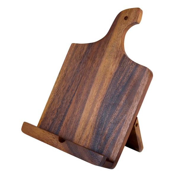 Kalmar Home Acacia Wood Cookbook/Tablet Holder