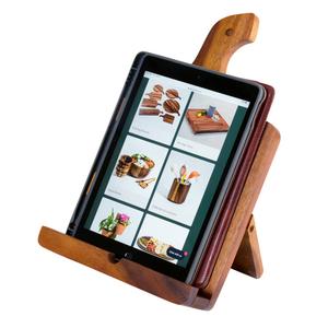 Kalmar Home Acacia Wood Cookbook/Tablet Holder alternate view