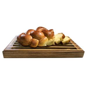 Kalmar Home Acacia Wood 3-in-1 Crumb Catcher/Tray & Trivet alternate view