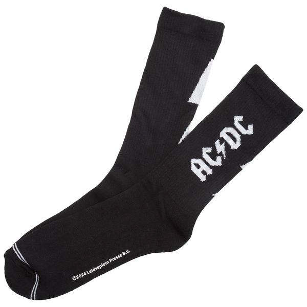 Mens Perri's AC/DC Lightning Strikes Crew Socks
