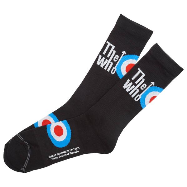 Mens Perri's The Who Logo Crew Socks