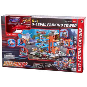 Steel Racer 6-in-1 3 Level Parking Garage