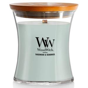 WoodWick(R) Sagewood/Seagrass Medium 9.7oz Jar Candle