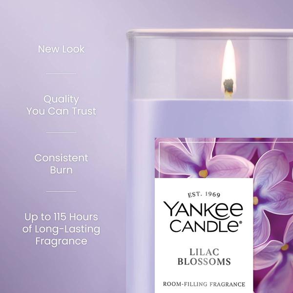 Yankee Candle(R) 14.25oz. Lilac Blossoms Pillar Candle alternate view