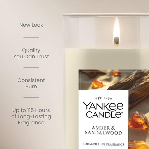 Yankee Candle(R) 14.25oz. Amber & Sandalwood Pillar Candle alternate view
