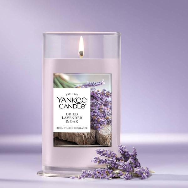 Yankee Candle(R) 14.25oz. Dried Lavender Oak Pillar Candle